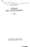 Copertina  Storia dei Longobardi