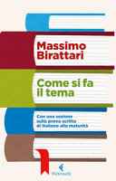 Copertina  Come si fa il tema : Con una sezione sulla prova scritta di italiano alla maturità