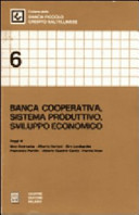 Copertina  Banca cooperativa, sistema produttivo, sviluppo economico