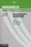 Copertina  Il regime dell'acqua e la regolazione dei servizi idrici