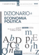 Copertina  Dizionario di economia politica