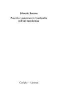 Copertina  Povertà e assistenza in Lombardia nell'età napoleonica