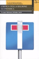 Copertina  Critica della ragione economica : Tre saggi