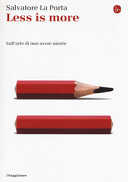 Copertina  Less is more : Sull'arte di non avere niente