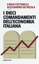 Copertina  I dieci comandamenti dell'economia italiana