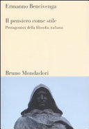 Copertina  Il pensiero come stile : Protagonisti della filosofia italiana