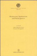 Copertina  Democracy, institutions and social justice