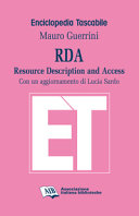 Copertina  RDA : Resource description and access