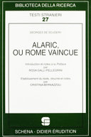 Copertina  Alaric, ou, Rome vaincue