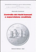 Copertina  Controllo dei rischi bancari e supervisione creditizia