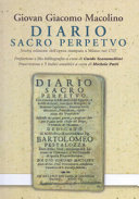 Copertina  Diario sacro perpetuo