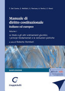 Copertina  Manuale di diritto costituzionale italiano ed europeo