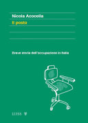 Copertina  Il posto : Breve storia dell'occupazione in Italia