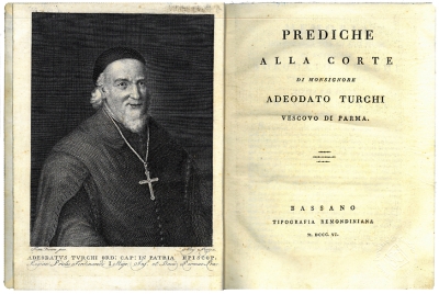 Copertina  Prediche alla corte di monsignor Adeodato Turchi vescovo di Parma